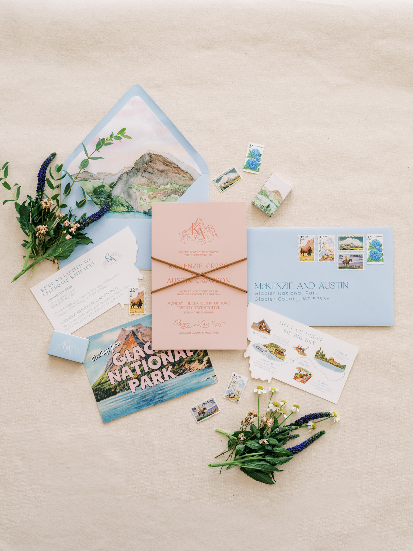 Custom Invitation Suite by Life in Letters